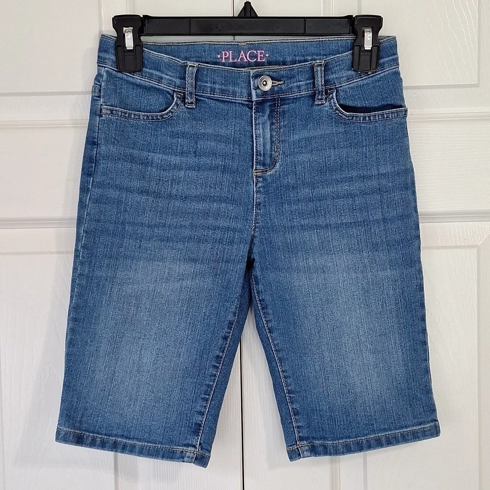 The Children’s Place Girls Denim Skimmer Shorts